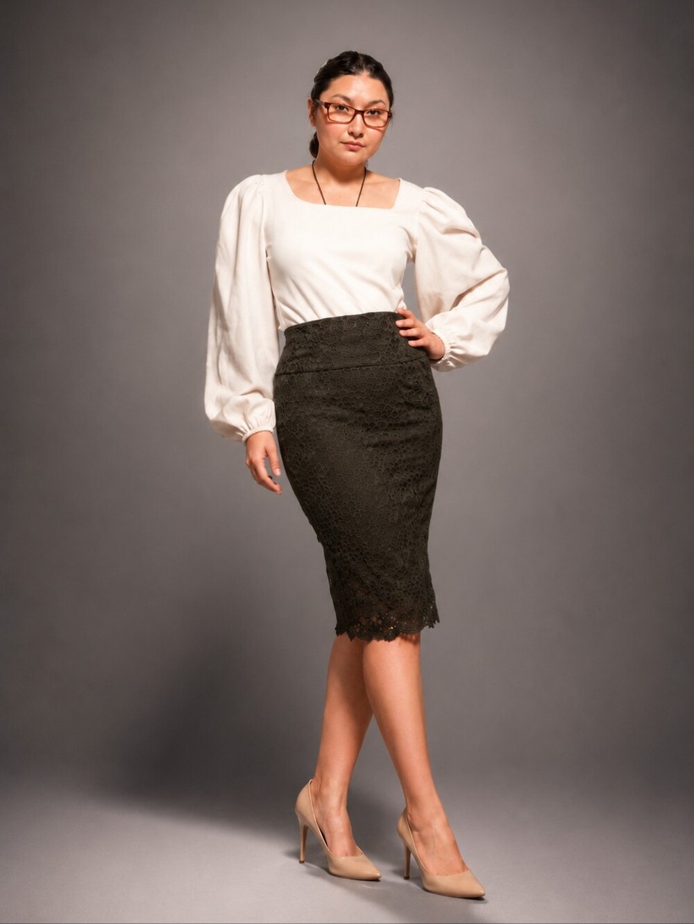 🍏Express Green Skirt Size 8